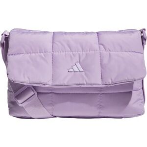 Adidas Light Purple Quilted Crossbody Bag